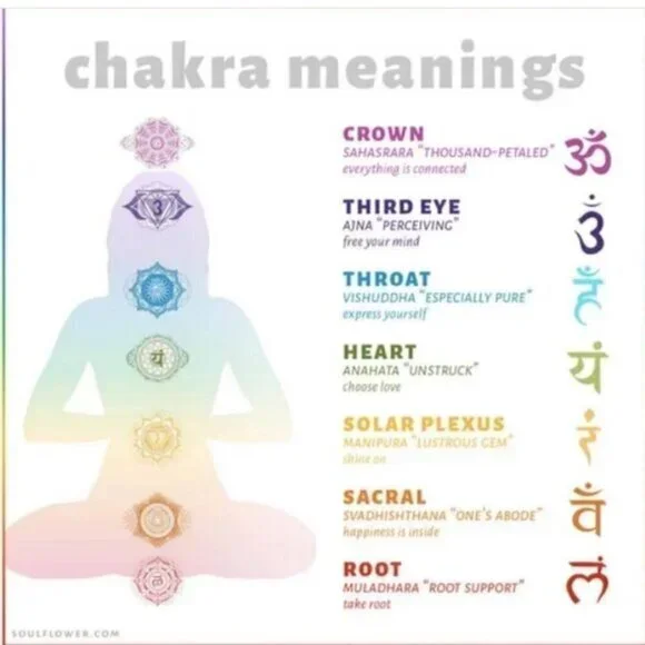 7 Chakra Bracelet ~ Balance Your Energy ~ Cool Calm & Collected Meditations 7-8" - Picture 8 of 9